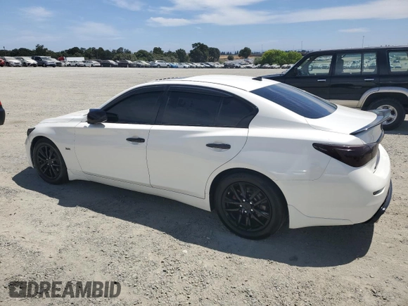 2016 Infiniti Q50 Premium with VIN JN1EV7AP0GM301403, listed as a Copart auction lot 63711085 with 106,226 mi miles and Clean title. Bid and sale history available at DreamBid. Image 2.