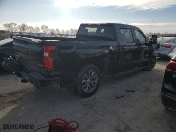 2019 Chevrolet Silverado 1500 RST with VIN 1GCUYEED4KZ404310, listed as a Copart auction lot 45929585 with 0 mi miles and Salvage Title. Bid and sale history available at carsss.com. Image 3.