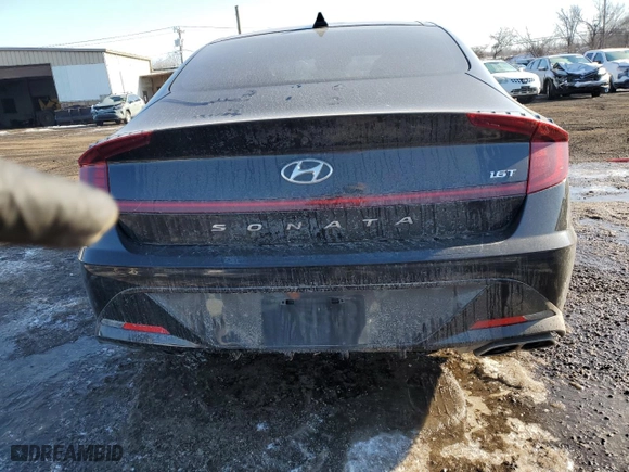 2022 Hyundai Sonata SEL Plus with VIN KMHL44J29NA239049, listed as a Copart auction lot 42486515 with 20,630 mi miles and Salvage Title. Bid and sale history available at carsss.com. Image 6.