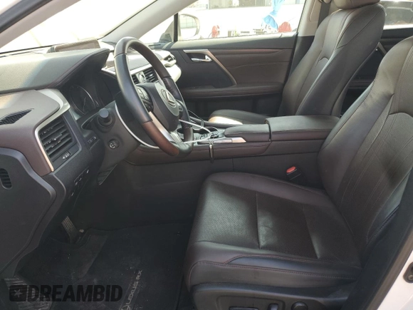 2018 Lexus RX 450h with VIN 2T2BGMCA3JC027017, listed as a Copart auction lot 59182395 with 26,937 mi miles and Salvage title. Bid and sale history available at DreamBid. Image 7.