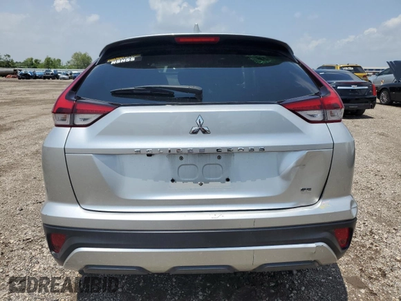 2022 Mitsubishi Eclipse Cross SE with VIN JA4ASWAA8NZ053843, listed as a Copart auction lot 54382445 with 101,222 mi miles and Salvage title. Bid and sale history available at DreamBid. Image 6.