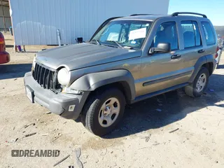 2007 Jeep Liberty Sport with VIN 1J4GK48K77W502284, listed as a IAAI auction lot 41323341 with 223,050 mi miles. Bid and sale history available at carsss.com. Image 17.