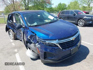 2023 Chevrolet Equinox LS with VIN 3GNAXHEG9PL132280, listed as a IAAI auction lot 42158044 with 42,638 mi miles and . Bid and sale history available at DreamBid. Image 1.