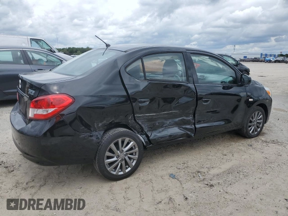 2018 Mitsubishi Mirage ES z VIN ML32F3FJ5JHF13696, wystawiony jako Copart lot #54681104 z przebiegiem 125 790 mil mil oraz Szkoda całkowita • Salvage title. Historia ofert i sprzedaży dostępna na DreamBid. Obrazek 3.