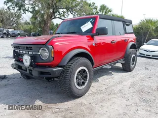 2023 Ford Bronco with VIN 1FMEE5DP7PLC06447, listed as a IAAI auction lot 41881411 with 6,842 mi miles. Bid and sale history available at carsss.com. Image 17.
