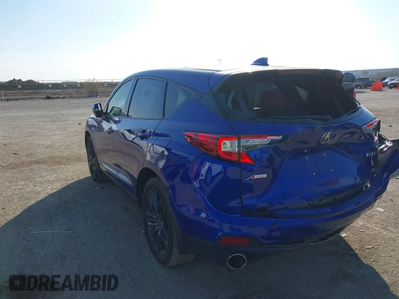 2022 Acura RDX w/A-Spec Package with VIN 5J8TC1H68NL005814, listed as a IAAI auction lot 41222256 with 32,585 mi miles and . Bid and sale history available at carsss.com. Image 3.
