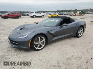 2014 Chevrolet Corvette 3LT with VIN 1G1YF3D70E5127778, listed as a Copart auction lot 41439415 with 38,572 mi miles and Salvage Title. Bid and sale history available at carsss.com. Image 1.