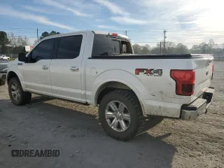 2019 Ford F-150 XL with VIN 1FTEW1E53KFC64165, listed as a Copart auction lot 50802595 with 148,546 mi miles and Salvage Title. Bid and sale history available at carsss.com. Image 2.