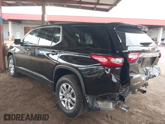 2020 Chevrolet Traverse LS with VIN 1GNERFKW1LJ193099, listed as a IAAI auction lot 41818796 with 61,782 mi miles. Bid and sale history available at carsss.com. Image 3.