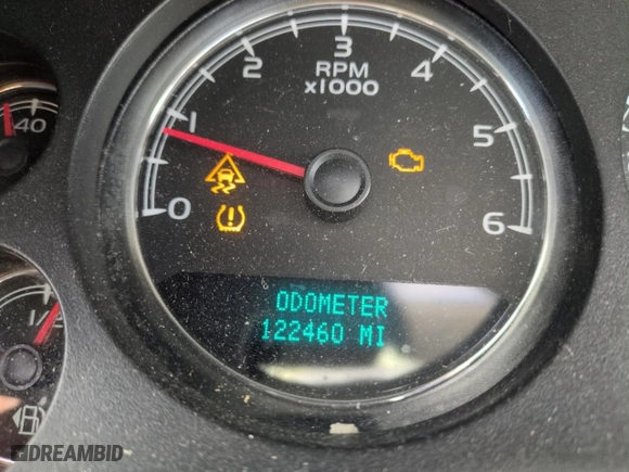 2007 Chevrolet Silverado 1500 LTZ with VIN 1GCEK19077Z643024, listed as a Copart auction lot 52526455 with 122,460 mi miles and Salvage Title. Bid and sale history available at carsss.com. Image 9.
