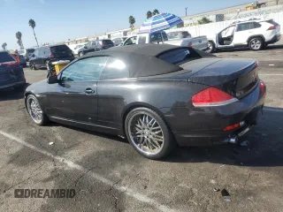 2005 BMW 6 Series 645Ci with VIN WBAEK73485B323857, listed as a Copart auction lot 74749844 with 131,049 mi miles and Salvage Title. Bid and sale history available at carsss.com. Image 2.