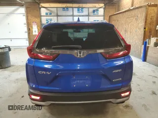 2020 Honda CR-V Touring with VIN 7FARW2H9XLE007939, listed as a Copart auction lot 39896733 with 22,465 mi miles. Bid and sale history available at carsss.com. Image 6.