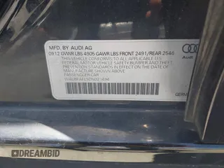 2013 Audi A4 Premium z VIN WAUBFAFL5DN021494, wystawiony jako IAAI lot #42467109 z przebiegiem 96 352 mil mil oraz . Historia ofert i sprzedaży dostępna na DreamBid. Obrazek 9.