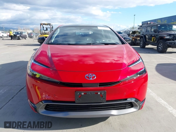 2024 Toyota Prius LE with VIN JTDACAAU9R3048627, listed as a IAAI auction lot 41751221 with 3,701 mi miles. Bid and sale history available at carsss.com. Image 12.