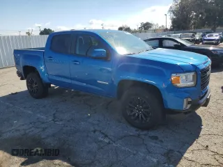 2022 GMC Canyon 2WD Elevation with VIN 1GTG5CEN9N1329626, listed as a Copart auction lot 44574085 with 27,315 mi miles and Salvage Title. Bid and sale history available at carsss.com. Image 4.