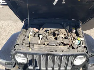 2020 Jeep Wrangler Unlimited Sahara with VIN 1C4HJXEGXLW209908, listed as a Copart auction lot 49409625 with 73,352 mi miles and Salvage title. Bid and sale history available at DreamBid. Image 12.