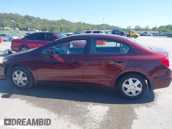 2012 Honda Civic LX z VIN 19XFB2F56CE084744, wystawiony jako IAAI lot #42077087 z przebiegiem 177 263 mil mil oraz . Historia ofert i sprzedaży dostępna na DreamBid. Obrazek 14.
