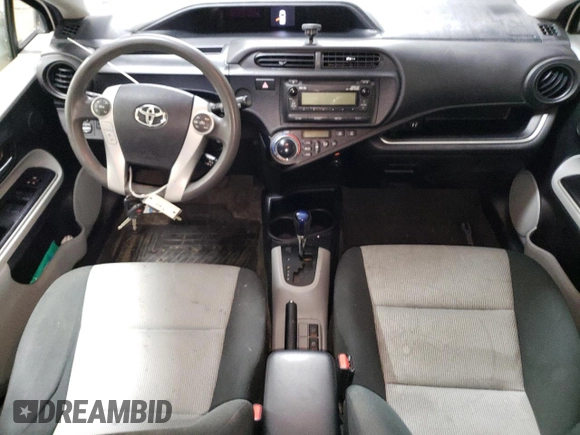 2014 Toyota Prius One with VIN JTDKDTB35E1573614, listed as a Copart auction lot 52368665 with 207,316 mi miles and Salvage Title. Bid and sale history available at DreamBid. Image 8.