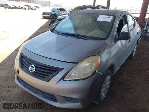 2012 Nissan Versa SV with VIN 3N1CN7AP6CL826073, listed as a IAAI auction lot 42686318 with 77,918 mi miles and . Bid and sale history available at DreamBid. Image 6.