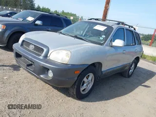 2002 Hyundai Santa Fe GLS with VIN KM8SC73D12U296838, listed as a IAAI auction lot 42117975 with 154,248 mi miles. Bid and sale history available at carsss.com. Image 2.