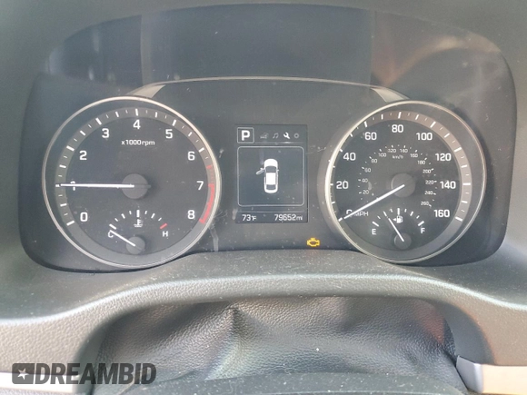 2018 Hyundai Elantra SEL z VIN 5NPD84LF7JH335522, wystawiony jako Copart lot #80046514 z przebiegiem 79 652 mil mil oraz Szkoda całkowita • Salvage title. Historia ofert i sprzedaży dostępna na DreamBid. Obrazek 9.