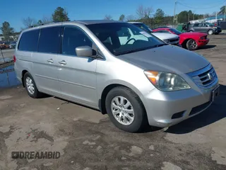 2008 Honda Odyssey EX-L with VIN 5FNRL38708B110657, listed as a IAAI auction lot 41854985 with 253,985 mi miles and . Bid and sale history available at carsss.com. Image 1.