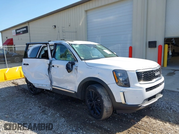 2022 Kia Telluride SX with VIN 5XYP54HC1NG290854, listed as a IAAI auction lot 41966799 with 47,218 mi miles and . Bid and sale history available at DreamBid. Image 6.