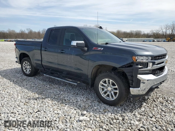 2020 Chevrolet Silverado 1500 LT with VIN 1GCRYDED9LZ344672, listed as a Copart auction lot 51823685 with 61,334 mi miles and Salvage Title. Bid and sale history available at carsss.com. Image 4.