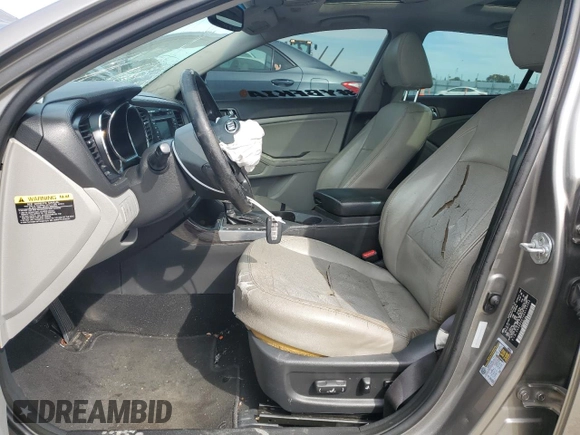 2013 Kia Optima EX with VIN 5XXGN4A7XDG153542, listed as a Copart auction lot 52242315 with 214,249 mi miles and Salvage title. Bid and sale history available at DreamBid. Image 7.