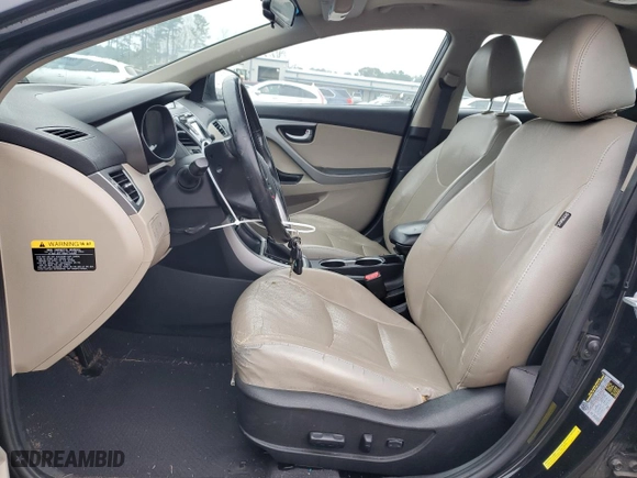 2014 Hyundai Elantra Limited with VIN 5NPDH4AE2EH482069, listed as a Copart auction lot 45669655 with 139,673 mi miles and Salvage Title. Bid and sale history available at carsss.com. Image 7.