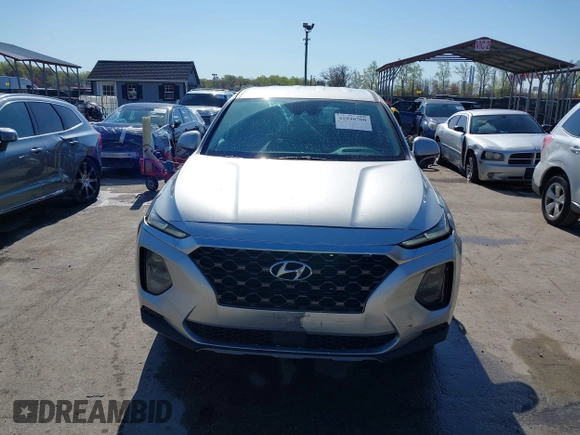 2019 Hyundai Santa Fe SE with VIN 5NMS23AD3KH030862, listed as a IAAI auction lot 41946700 with 198,264 mi miles. Bid and sale history available at carsss.com. Image 12.