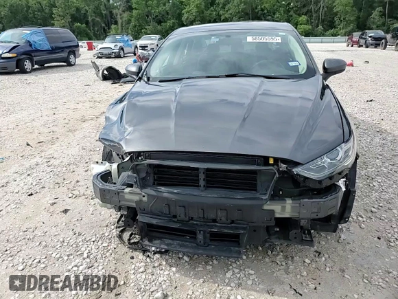 2017 Ford Fusion SE with VIN 3FA6P0H78HR163097, listed as a Copart auction lot 58505595 with 55,113 mi miles and Salvage title. Bid and sale history available at DreamBid. Image 14.