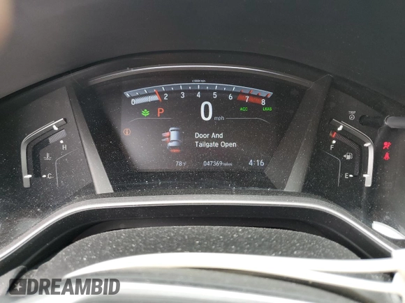 2020 Honda CR-V Touring z VIN 7FARW1H97LE009965, wystawiony jako Copart lot #55317275 z przebiegiem 47 369 mil mil oraz Szkoda całkowita • Salvage title. Historia ofert i sprzedaży dostępna na DreamBid. Obrazek 9.