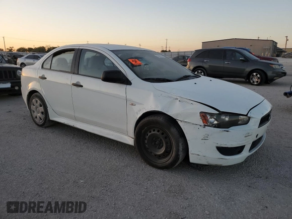 2010 Mitsubishi Lancer DE with VIN JA32U1FU2AU023608, listed as a Copart auction lot 77461714 with 132,895 mi miles and Salvage Title. Bid and sale history available at DreamBid. Image 4.