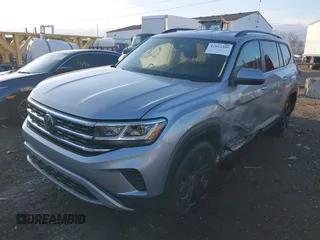 2023 Volkswagen Atlas SE with VIN 1V2HR2CA6PC523233, listed as a IAAI auction lot 41952399 with 28,387 mi miles and . Bid and sale history available at DreamBid. Image 17.