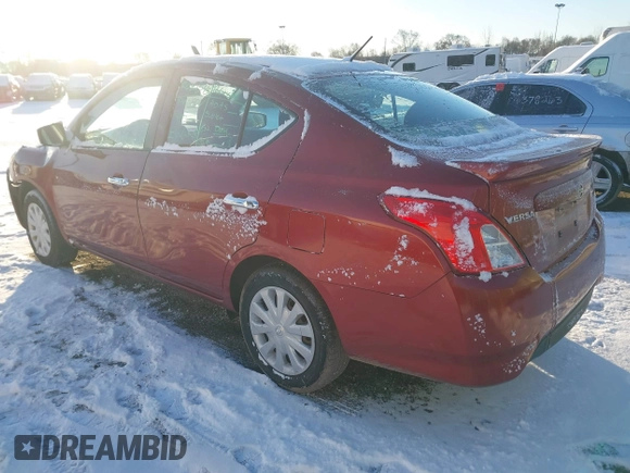 2018 Nissan Versa Sedan SV with VIN 3N1CN7AP8JL857838, listed as a IAAI auction lot 41330772 with 79,591 mi miles. Bid and sale history available at carsss.com. Image 3.