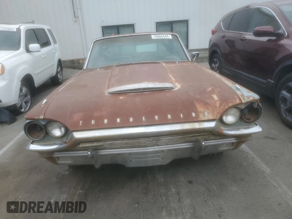 1964 Ford Thunderbird with VIN 4Y83Z105313, listed as a Copart auction lot 70066444 with 22,549 mi miles and Clean Title. Bid and sale history available at DreamBid. Image 5.