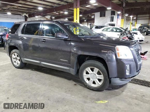 2013 GMC Terrain SLE with VIN 2GKALMEK4D6302339, listed as a Copart auction lot 55856355 with 192,617 mi miles and Salvage title. Bid and sale history available at DreamBid. Image 4.