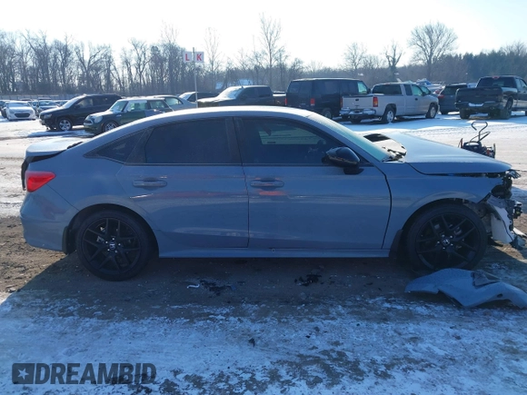 2024 Honda Civic Sport with VIN 2HGFE2F59RH539303, listed as a IAAI auction lot 41417721 with 7,240 mi miles and . Bid and sale history available at DreamBid. Image 13.