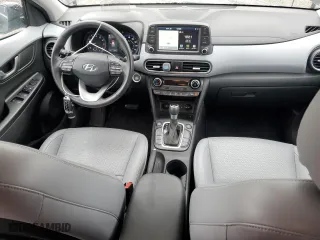 2021 Hyundai Kona Ultimate with VIN KM8K5CA54MU612038, listed as a Copart auction lot 50702865 with 28,593 mi miles and Salvage Title. Bid and sale history available at carsss.com. Image 8.