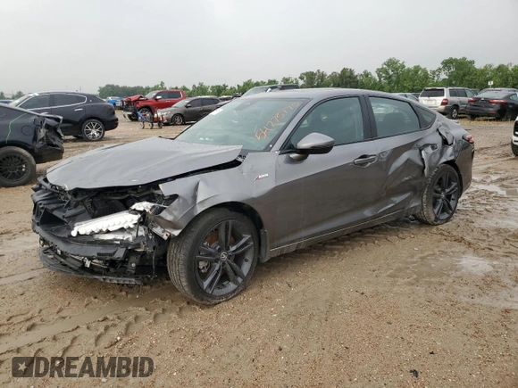 2024 Acura Integra w/A-Spec Technology Package with VIN 19UDE4H65RA026718, listed as a Copart auction lot 54775195 with 5,077 mi miles and Salvage Title. Bid and sale history available at carsss.com. Image 1.