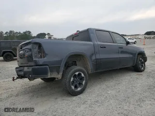 2019 Ram 1500 Sport with VIN 1C6SRFLT0KN844950, listed as a Copart auction lot 49076065 with 88,542 mi miles and Salvage Title. Bid and sale history available at carsss.com. Image 3.