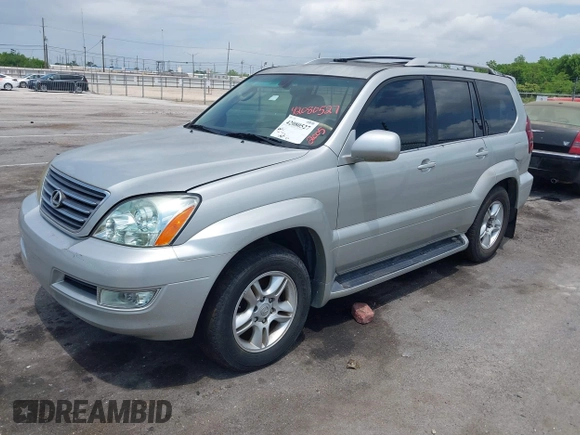 2005 Lexus GX with VIN JTJBT20X550082871, listed as a IAAI auction lot 42080527 with Not Provided miles. Bid and sale history available at carsss.com. Image 14.