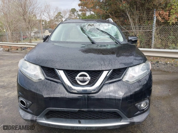 2015 Nissan Rogue S with VIN 5N1AT2MT6FC757001, listed as a IAAI auction lot 41806214 with 1 mi miles. Bid and sale history available at carsss.com. Image 11.