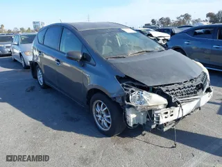 2012 Toyota Prius v Two with VIN JTDZN3EU1C3086735, listed as a IAAI auction lot 41725323 with NaN miles. Bid and sale history available at carsss.com. Image 1.