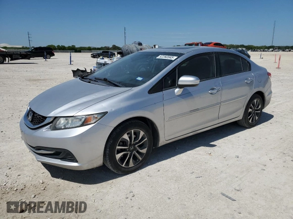 2015 Honda Civic EX z VIN 19XFB2F8XFE022021, wystawiony jako Copart lot #52260565 z przebiegiem 78 127 mil mil oraz Czysty tytuł • Clean title. Historia ofert i sprzedaży dostępna na DreamBid. Obrazek 1.