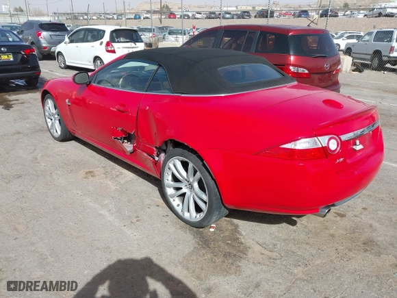 2007 Jaguar XK with VIN SAJWA44B375B07183, listed as a IAAI auction lot 41682977 with 41,502 mi miles. Bid and sale history available at carsss.com. Image 3.