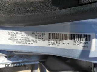 2015 Chrysler 200 Limited with VIN 1C3CCCABXFN677692, listed as a Copart auction lot 64976185 with 80,299 mi miles and Salvage title. Bid and sale history available at DreamBid. Image 12.