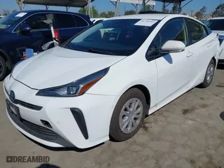 2020 Toyota Prius L Eco with VIN JTDKARFU3L3124142, listed as a IAAI auction lot 41726512 with 275,963 mi miles. Bid and sale history available at carsss.com. Image 2.