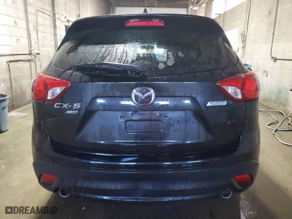 2015 Mazda CX-5 Touring with VIN JM3KE4CY7F0440350, listed as a Copart auction lot 48787245 with 124,786 mi miles and Salvage Title. Bid and sale history available at carsss.com. Image 6.